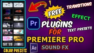 Discover the Most Powerful Plugin For Premiere Pro! || Transitions & Presets Plugin