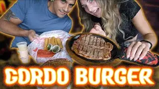 We tried the 2,000 CALORIE GORDO BURGER | Review