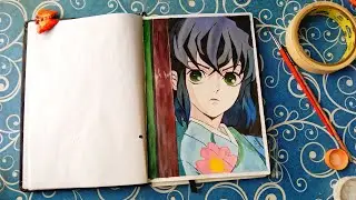 How to paint Inosuke Hashibira | Demon slayer Inosuke Hashibira painting step by step tutorial