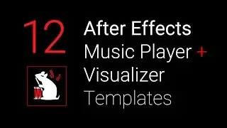 f1rstpers0n's Music Player + Visualizer After Effects Templates
