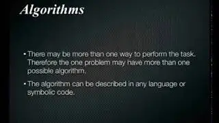 Algorithms and Flowcharts