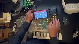 Making A Quick YSL Trap Beat With Strings On MPC