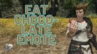 FFXIV Eat Chocolate Emote (Valentione's Day 2023) Seasonal Event