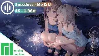 Testing Osu!Mania on Manjaro Linux (succducc - me & u)