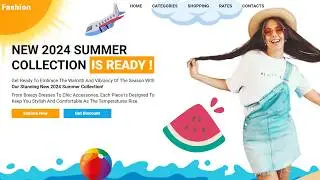 How To Make Fashion Website Using HTML && CSS Step By Step