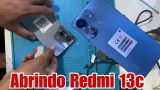 Xiaomi Redmi 13c como abrir pra fazer manutenção