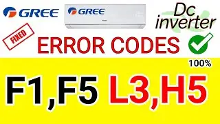 gree ac dc inverter error?code All Error Codes And Solution Troubleshooting Urdu Hindi?