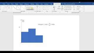 Histogram: How to Insert Math Symbol and Shapes into MS Word Document| Math SBA