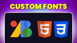 How to Add GOOGLE FONTS in HTML and CSS  | Easy Step-by-Step Tutorial