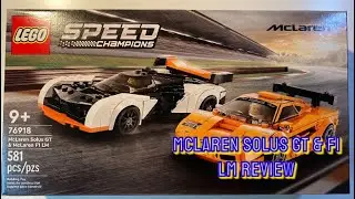 Lego | McLaren Solus GT & F1 LM Review | Speed Champions