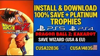 🏆 DBZ: Kakarot PS4/PS5 – 100% Save Data Install Guide (USA & EU | Save Wizard)