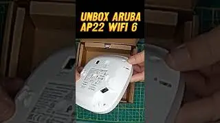 Aruba AP22 WiFi 6 Unboxing #technology #aruba