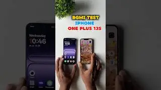 OnePlus 13S vs iPhone - BGMI SPEED TEST SHOWDOWN! 😱 (90FPS Battle)