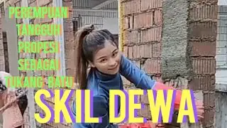 Pekerja Proyek(Tukang Batu)Perempuan Tangguh Yang Ada Di China.