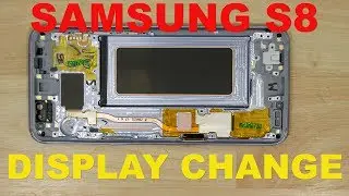 Samsung S8 Disassembly Teardown - Screen Replacement 2 of 3