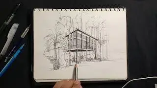 Sesión de croquis arquitectónico