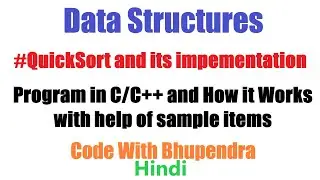 How Quicksort works and implementation in C++