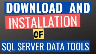 Analysis Services Part 1 - Installing SQL Server Data Tools for Visual Studio 2019