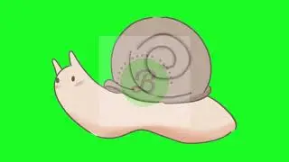 Snail Green Screen | Bloxx Green Screen