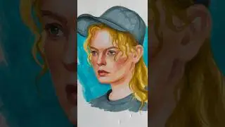 Как рисовать спиртовыми маркерами портрет