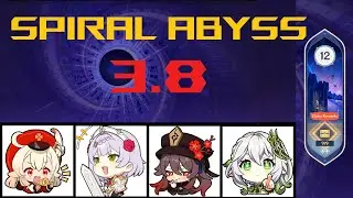 3.8 SPIRAL ABYSS Floor 12 (Klee & Hu Tao DPS) 9 STARS - Genshin Impact (PS5)