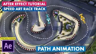 Path Animation | After Effect Tutorial | Animate Any Object or text Along a Custom Path | Tutorial