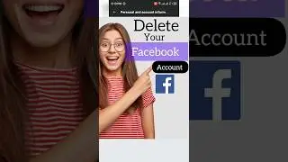 How to Delete Your Facebook Account | #shorts