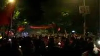hanoi celebrations following 1-1 asian cup vs quatar