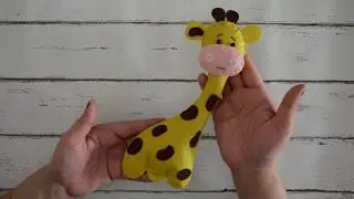 How to make a Stuffed Toy Giraffe at Home | Felt Sheet Craft