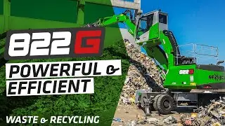 Powerful and efficient in every recycling task - SENNEBOGEN 822 G