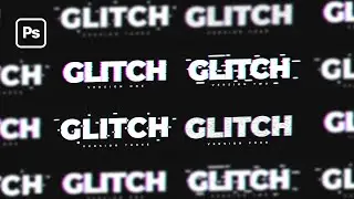 Photoshop Tutorial: Different simple styles of Glitch text effects