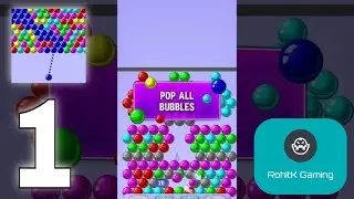 Bubble Shooter | Bubble Shooter Rainbow Part 1 - Android Gameplay