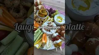 Laugen Snackplatte #platter #snacks #snackplatter #fingerfood #laugenkonfekt #buffet #food #foodie
