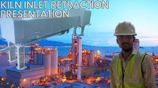 SHREE CEMENT PLANT RETRACTION SYSTEM INSTALLATION !! KILN INLET RETRACTION SYSTEM !! #engineering