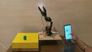 smart robotic arm controlled by bluetooth using arduino uno