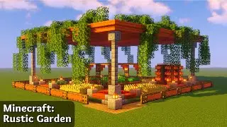 Minecraft: How To Build A Rustic Garden