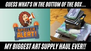 Largest Art Supply Haul Ever! What should I use first?