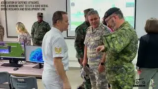 Association of Defence Attaché,Pays a working visit to STS&SokoAerial Reseach and Developed line