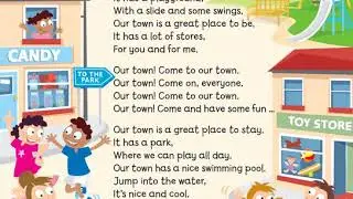 English song for children: Our town