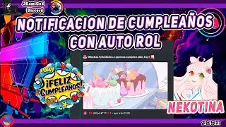 🟣 Bot Nekotina, Notificación para celebrar los cumpleaños de los usuarios💠 Discord 📡 JKamiGod