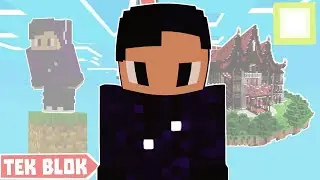 31 iq Tek Blok | Minecraft AMA Tek Blok 4. Bölüm