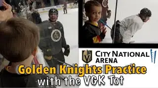 The VGK Tot goes to City National Arena (Vegas Golden Knights hockey practice)