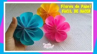 Paper Flowers - PRETTY AND EASY TO DO