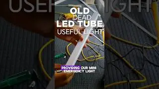 Rechargeable tube light from old led  #electronics #educational #technology #diy #ledlights #hacks