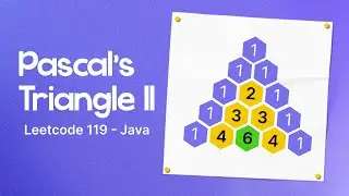 Pascal's Triangle II - Leetcode 119 - Java