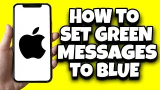 How To Change Green Messages Back To Blue On iPhone (2024)