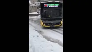 московские водители автобусов-короли дрифта