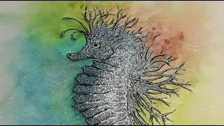 "Seahorse Magic" Watercolor Video Tutorial