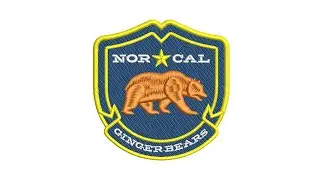 Best Nor cal Bear Embroidery logo.