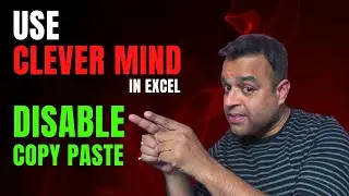 Disable Copy Paste in Excel | Vivekananda Sinha | Video 285